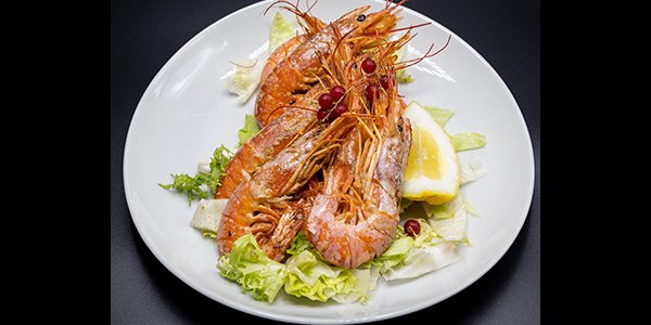 grilled prawns